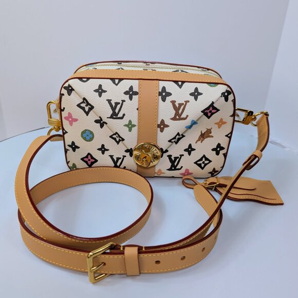 Louis Vuitton x Tyler the Creator Colorful Monogram Craggy Envelope Shoulder Bag - Picture 4 of 16